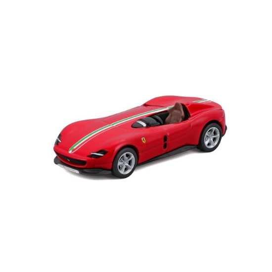 Imagine Maisto mașinuță metalică Speed Icons Ferrari Monza SP1 roșu, scara 1:64