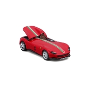 Imagine MAISTO MASINUTA METALICA SPEED ICONS FERRARI MONZA SP1 ROSU SCARA 1 LA 64