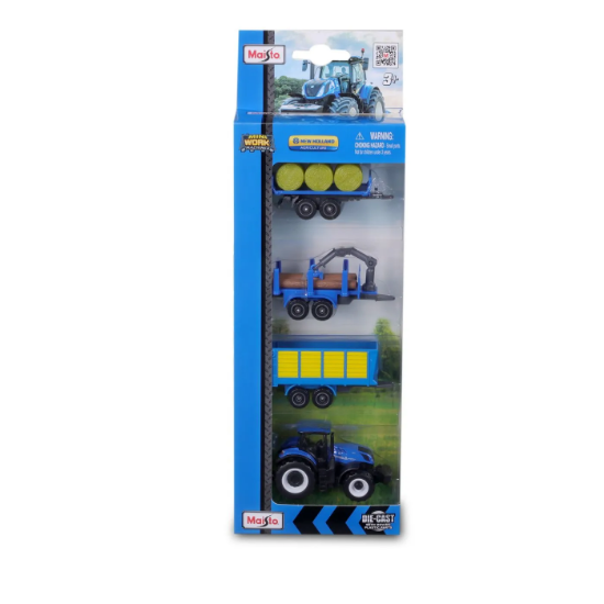 Imagine MAISTO SET 4 UTILIAJE AGRICOLE NEW HOLLAND
