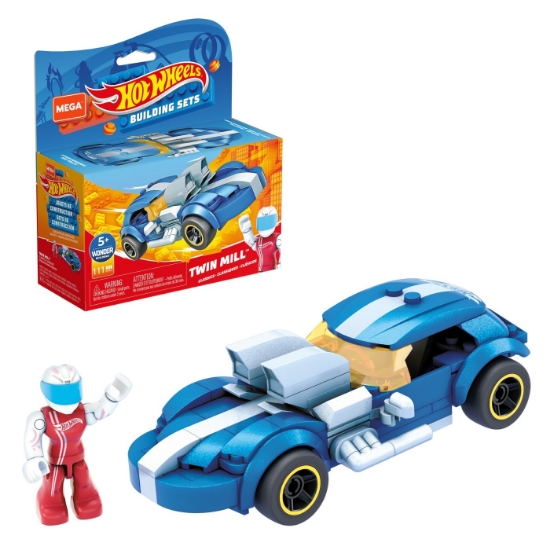 Imagine Hot Wheels MEGA Mașinuță construibilă Twin Mill