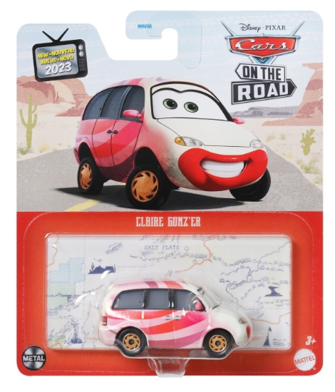 Imagine MASINUTA METALICA CARS3 PERSONAJUL CLAIRE GUNZER