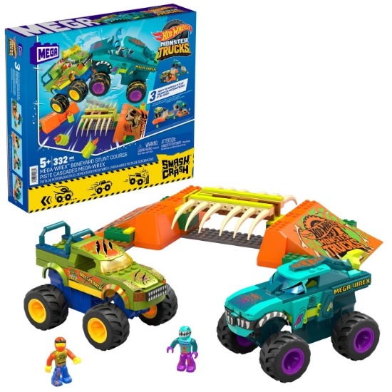 Imagine Hot Wheels Monster Truck Mega Bloks set Mega Wrex
