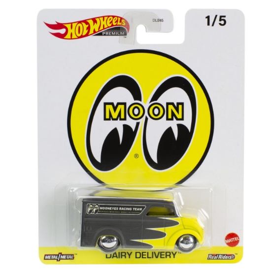 Imagine Hot Wheels Premium Real Riders Pop Culture mașinuță metalică Dairy Delivery scară 1:64