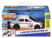 Imagine HOT WHEELS MASINUTA METALICA CU SISTEM PULL BACK LANCER EVOLUTION IX SCARA 1:43
