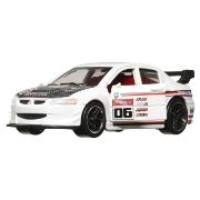 Imagine HOT WHEELS MASINUTA METALICA CU SISTEM PULL BACK LANCER EVOLUTION IX SCARA 1:43