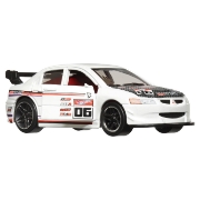 Imagine HOT WHEELS MASINUTA METALICA CU SISTEM PULL BACK LANCER EVOLUTION IX SCARA 1:43