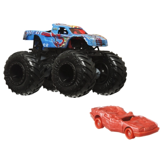 Imagine Hot Wheels Monster Truck si masinuta metalica Race Ace