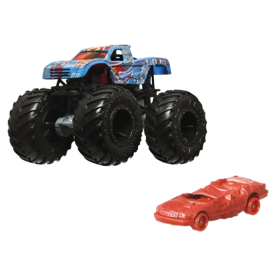 Imagine Hot Wheels Monster Truck si masinuta metalica Race Ace