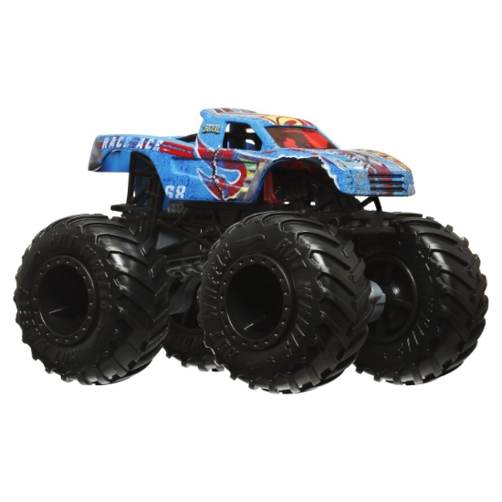 Imagine Hot Wheels Monster Truck si masinuta metalica Race Ace