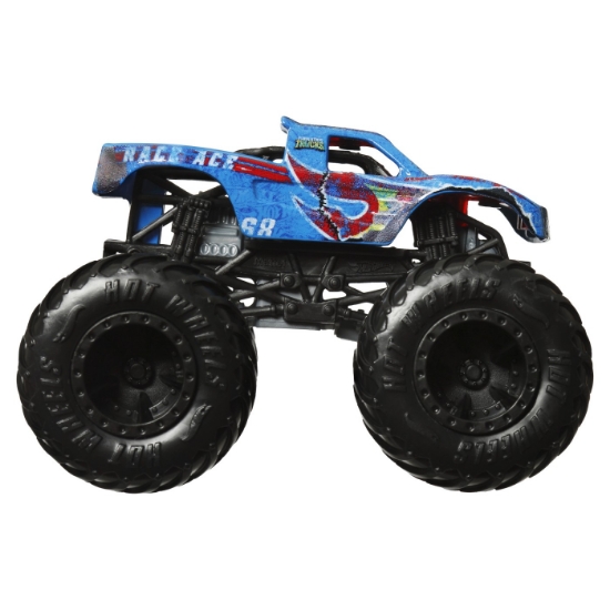 Imagine Hot Wheels Monster Truck si masinuta metalica Race Ace