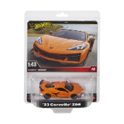 Imagine Hot Wheels Premium Real Riders mașinuță metalică '23 Corvette Z06 scară 1:43