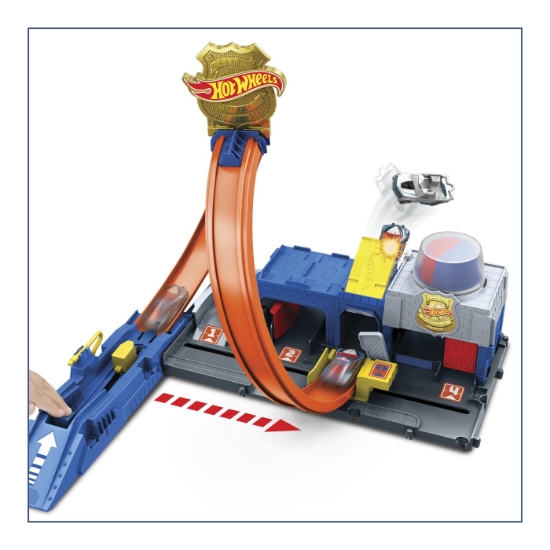 Imagine Hot Wheels City set de joacă Super stație de poliție