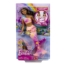 Imagine BARBIE PAPUSA SIRENA FLOAREA MAGICA CU PAR BRUNET SI COADA ROZ