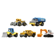Imagine MATCHBOX SET 5 MASINUTE METALICE MBX CONSTRUCTION VII SCARA 1:64