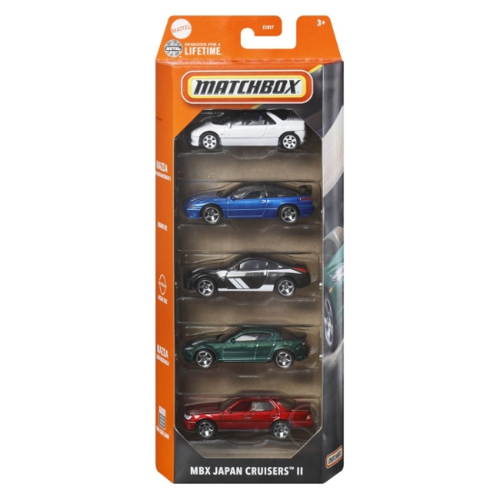 Imagine MATCHBOX SET 5 MASINUTE METALICE MBX JAPAN CRUISERS II SCARA 1:64