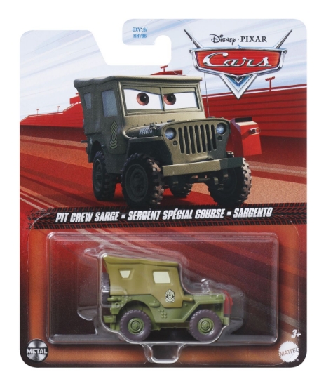 Imagine MASINUTA METALICA CARS3 PERSONAJUL PIT CREW SARGE