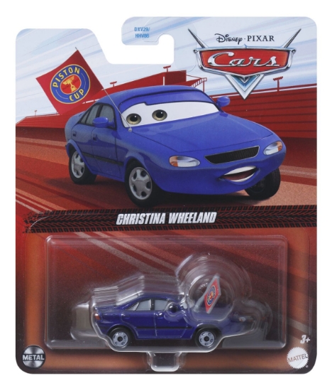 Imagine MASINUTA METALICA CARS3 PERSONAJUL CHRISTINA WHEELAND