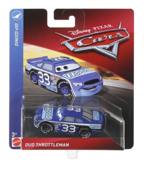 Imagine MASINUTA METALICA CARS3 PERSONAJUL DUD THROTTLEMAN
