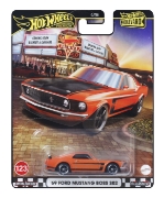 Imagine HOT WHEELS PREMIUM BOULEVARD MASINUTA METALICA FORD MUSTANG BOSS 302 69 SCARA 1:64