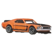 Imagine HOT WHEELS PREMIUM BOULEVARD MASINUTA METALICA FORD MUSTANG BOSS 302 69 SCARA 1:64