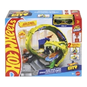 Imagine HOT WHEELS CITY PISTA ATACUL SPIRAL AL SARPELUI 