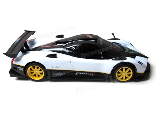 Imagine MASINA CU TELECOMANDA PAGANI ZONDA R ALB CU SCARA 1 LA 14