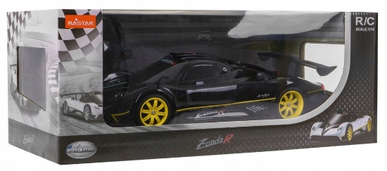 Imagine MASINA CU TELECOMANDA PAGANI ZONDA R NEGRU CU SCARA 1 LA 14