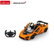 Imagine MASINA CU TELECOMANDA McLAREN SENNA PORTOCALIU CU SCARA 1 LA 14