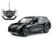 Imagine MASINA CU TELECOMANDA PORSCHE CAYENNE TURBO NEGRU CU SCARA 1 LA 14