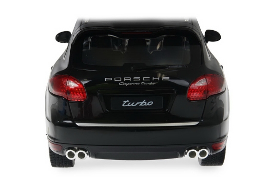 Imagine MASINA CU TELECOMANDA PORSCHE CAYENNE TURBO NEGRU CU SCARA 1 LA 14