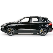 Imagine MASINA CU TELECOMANDA PORSCHE CAYENNE TURBO NEGRU CU SCARA 1 LA 14