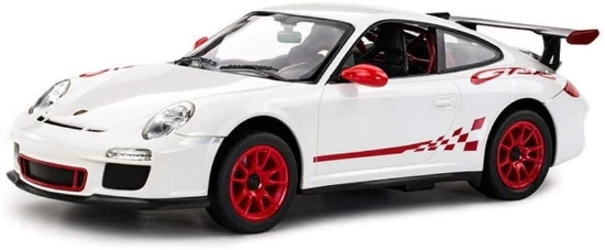 Imagine MASINA CU TELECOMANDA PORSCHE GT3 ALB CU SCARA 1 LA 14