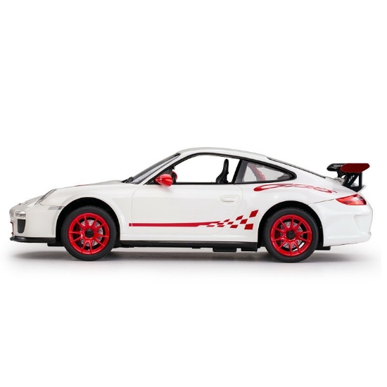 Imagine MASINA CU TELECOMANDA PORSCHE GT3 ALB CU SCARA 1 LA 14