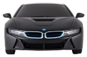 Imagine MASINA CU TELECOMANDA BMW i8 NEGRU CU SCARA 1 LA 18