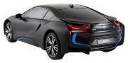 Imagine MASINA CU TELECOMANDA BMW i8 NEGRU CU SCARA 1 LA 18