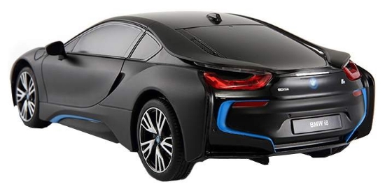 Imagine Mașină cu telecomandă BMW i8 negru, scară 1:18