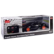 Imagine MASINA CU TELECOMANDA BUGATTI GRAND SPORT VITESSE NEGRU CU SCARA 1 LA 18