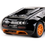 Imagine MASINA CU TELECOMANDA BUGATTI GRAND SPORT VITESSE NEGRU CU SCARA 1 LA 18