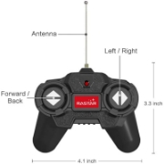 Imagine MASINA CU TELECOMANDA BUGATTI GRAND SPORT VITESSE NEGRU CU SCARA 1 LA 18