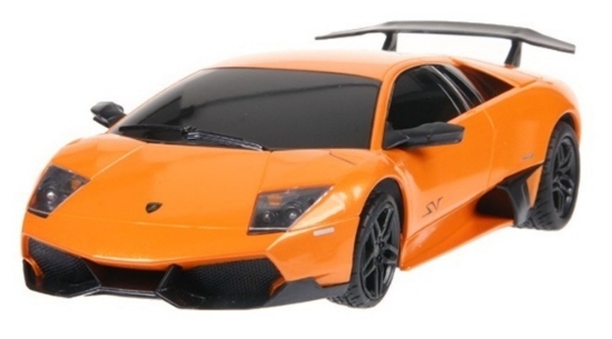 Imagine MASINA CU TELECOMANDA LAMBORGHINI MURCIELAGO LP670 PORTOCALIU CU SCARA 1 LA 24