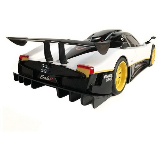 Imagine MASINA CU TELECOMANDA PAGANI ZONDA R ALB CU SCARA 1 LA 24