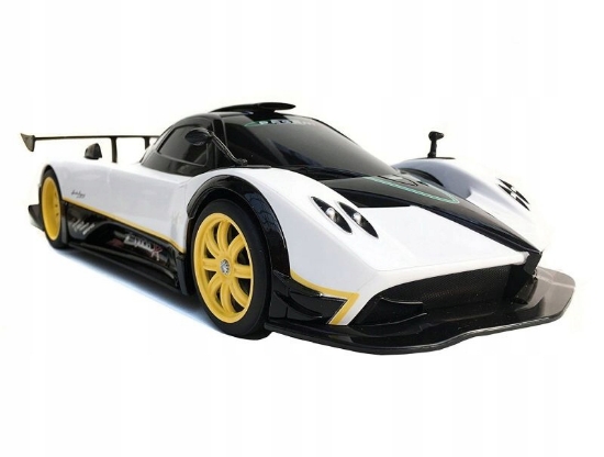 Imagine MASINA CU TELECOMANDA PAGANI ZONDA R ALB CU SCARA 1 LA 24