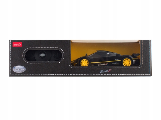 Imagine MASINA CU TELECOMANDA PAGANI ZONDA R NEGRU CU SCARA 1 LA 24