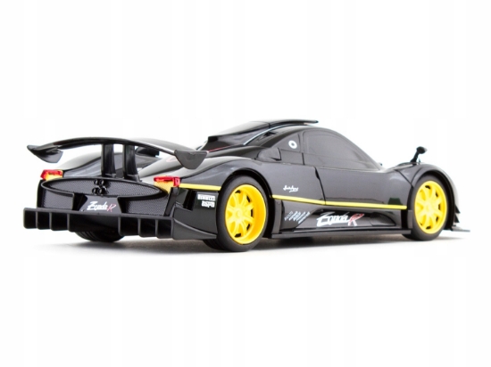 Imagine MASINA CU TELECOMANDA PAGANI ZONDA R NEGRU CU SCARA 1 LA 24