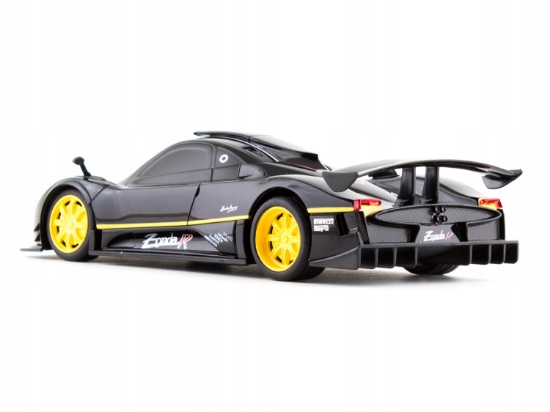 Imagine MASINA CU TELECOMANDA PAGANI ZONDA R NEGRU CU SCARA 1 LA 24