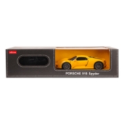 Imagine MASINA CU TELECOMANDA PORSCHE 918 SPYDER GALBEN CU SCARA 1 LA 24