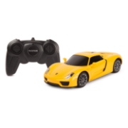Imagine MASINA CU TELECOMANDA PORSCHE 918 SPYDER GALBEN CU SCARA 1 LA 24