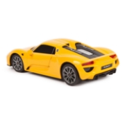 Imagine MASINA CU TELECOMANDA PORSCHE 918 SPYDER GALBEN CU SCARA 1 LA 24