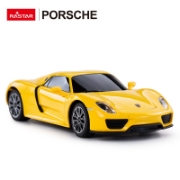 Imagine MASINA CU TELECOMANDA PORSCHE 918 SPYDER GALBEN CU SCARA 1 LA 24