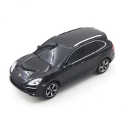 Imagine MASINA CU TELECOMANDA PORSCHE CAYENNE TURBO NEGRU CU SCARA 1 LA 24